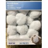 Brookstone Indoor Snowball Fight - 24 Soft White Snowballs No