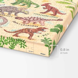 PieceRelax Canvas Wall Art Puzzle - Olivia Gibbs - Roardinos Beautiful Plastic Puzzle for Home Decor [HN1369]