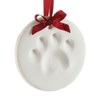 Pearhead Clay Pawprint Christmas Ornament, Pet Owner Holiday Gift, Dog