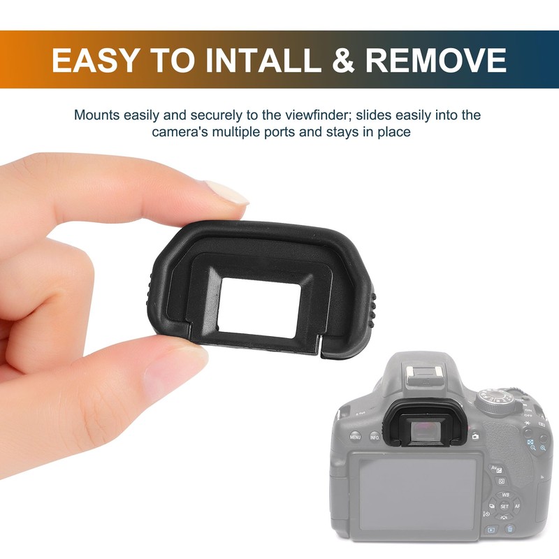 uxcell Camera Eyecup, Rubber Eye Cup Eyepiece Viewfinder Protector for