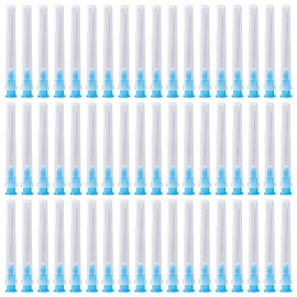 Sporgo Pack of 100 Stainless Steel Dispensing Tube: 23G (0.6 mm x 25 mm) Stainless Steel Dispensing Tube for Refill Liquids, Individually Packed Refill Tubes for Household Industrial Laboratory