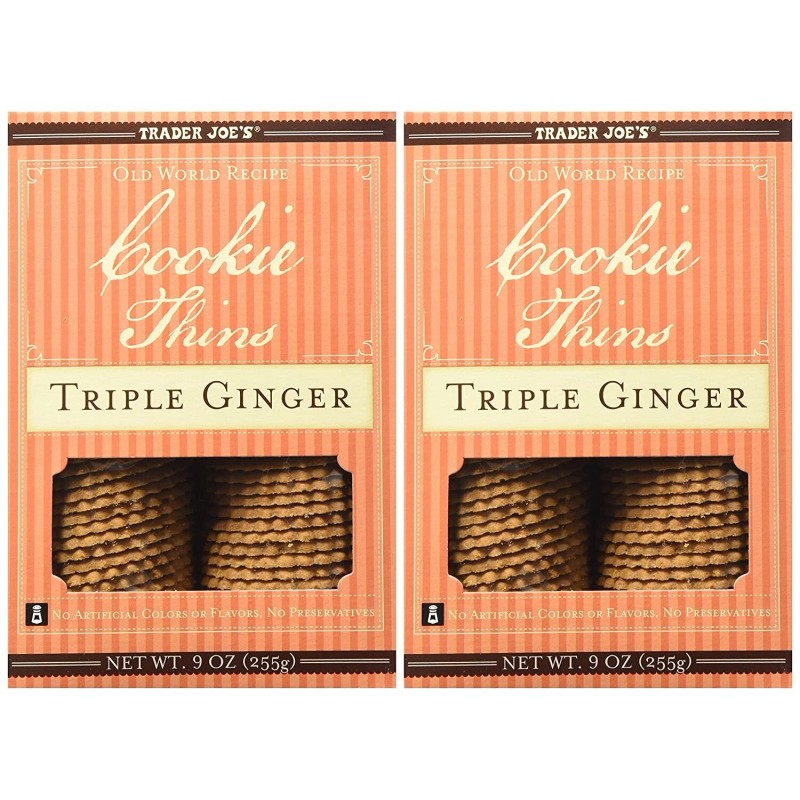 Trader Joe's 2 Packs of Trader Joe's Cookie Thins Triple