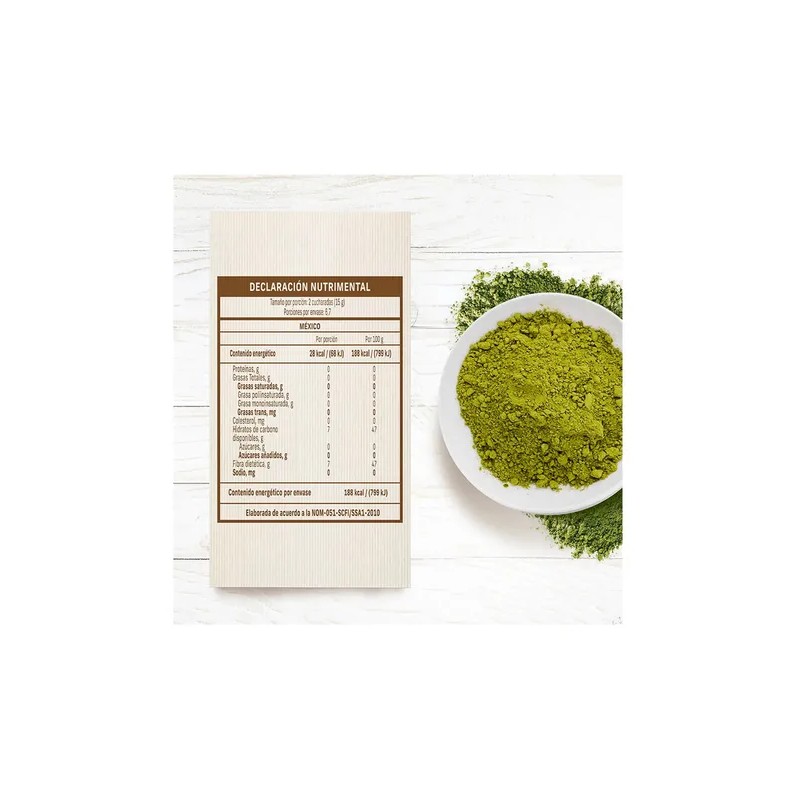 Matcha Orgánico Antioxidante Nature's Heart Superfood Bolsa Resellable de 100g