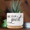 DecStic Be Our Guest Ceramic Planters Bible Verse Planters for