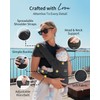 MOMTORY Baby Carrier, Newborn Carrier, Cozy Baby Wrap Carrier, with