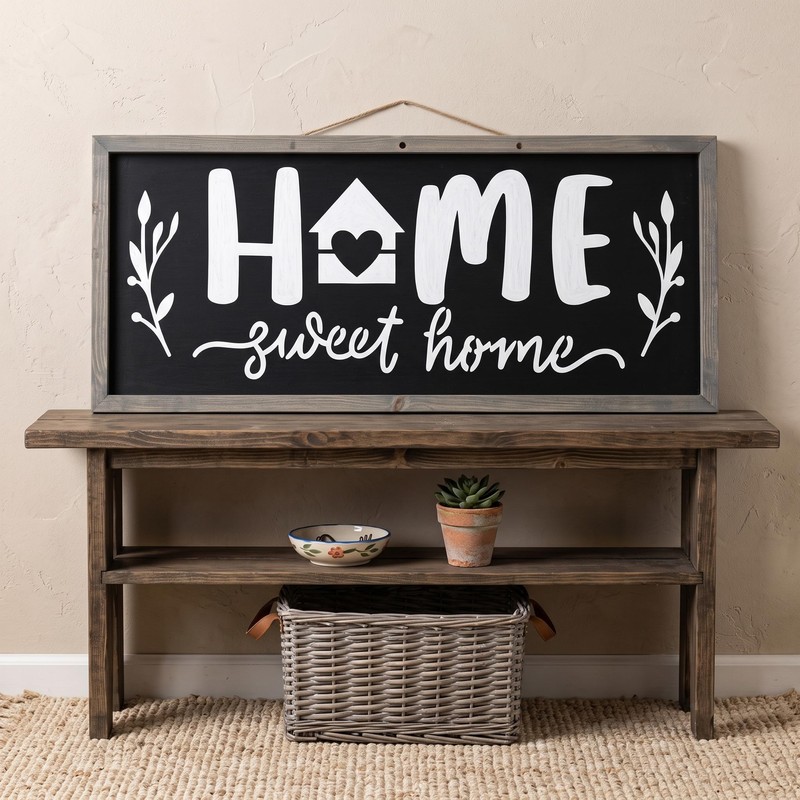 Welcome Home Stencils 8 Pack, 13.4"x6" Reusable Welcome Stencils for