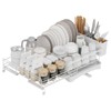 Fitzkor Dish Drying Rack Expandable Dish drainers for Kitchen Counter,Over