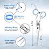Sirabe 11 PCS Hair Cutting Thinning Scissors Set, Sapphire Professional