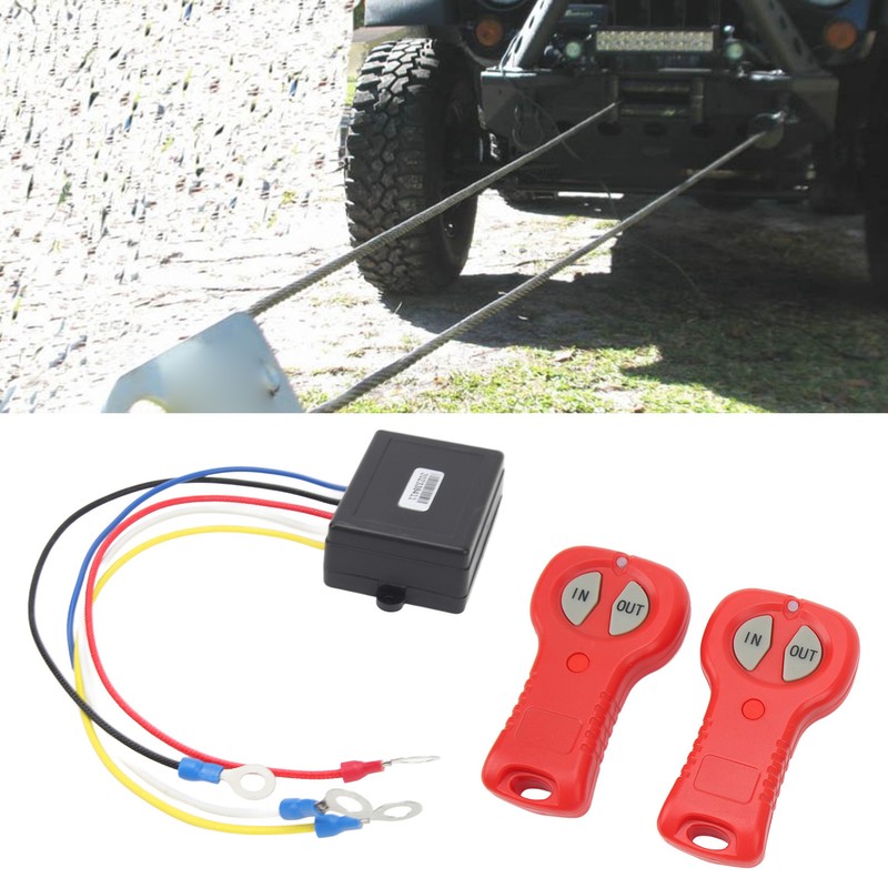 Wireless Winch Remote Control Kit DC12V 24V Efficient Fast Response