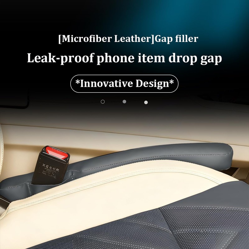Car Seat Gap Filler, 2PCS Between Vehicle Seats Console Organizer