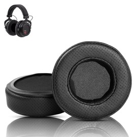 Custom One Pro Ear Pads Replacement Compatible with Beyerdynamic Custom One Pro Plus Headphones Ear Pads Cushions (Perforated Protein Leather/Memory Foam)