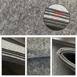 aufodara Felt Roll Felt Fabric 30 cm x 250 cm x 3 mm Polyester Felt for DIY Storage Bag Felt Underlay Patchwork Sewing Crafts Decoration (Dark Grey)