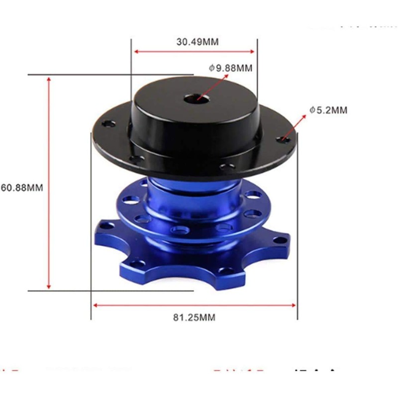 FireAngels Universal Quick Release Hub Adapter with 6 Hole Steering