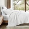LINENS & HUTCH Seersucker Textured Comforter Set, Plush All-Season Down