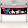 Valvoline Flag Motor Oil Banner, 2x8ft Garage Shop Wall Decor