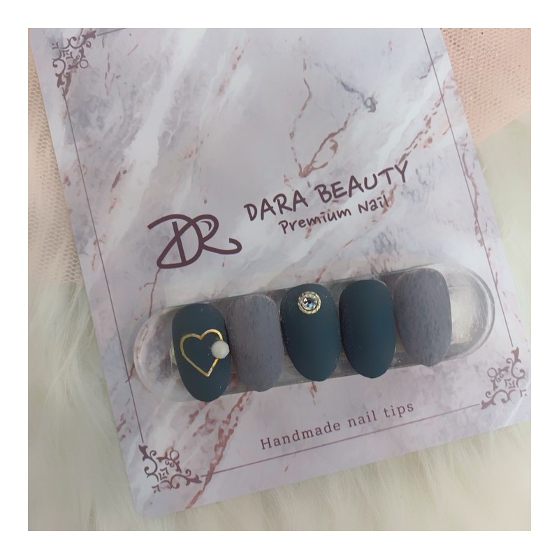 [Handmade Nail Tips] Winter Mink Gel Nails / [수제네일팁] 겨울