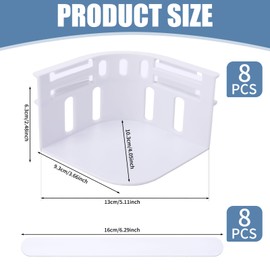 saerryor 8 Pcs Bed Sheet Holder, Sheet Corner Holders with Lock Strips, Removable Fitted Sheet Clips, for Mattress Protectors Blankets Bedding