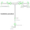 Solar Pool Fountain with Lights-7 RGB Colors & 42 Lighting
