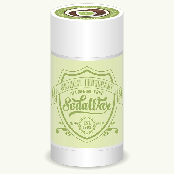 Aloelujah™ Baking Soda-Free Natural Deodorant LIME IN THE COCONUT (3.3oz/93g) Any 3 Items SHIP FREE
