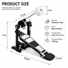 Adjustable Bass Drum Pedal — Aluminum Alloy Kick Pedal for