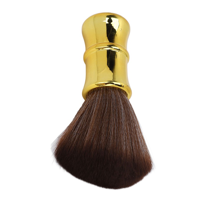 Barber Neck Duster Brush Soft Hair Electroplating Process Barber Brush