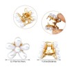 10 Pcs Small Pearl Hair Clips Mini Pearl Claw Clips