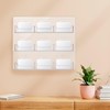 WILLOWDALE Acrylic Name Badge Holder Wall Mount, Clear Business Card