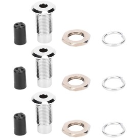 Goshyda LED Holder, 20 Piece Lamp Holder 5mm Light Emitting Diode Holder LED Holder Bezel Mount F5 Flat Brass Holder for Mounting LEDs to Circuit Board