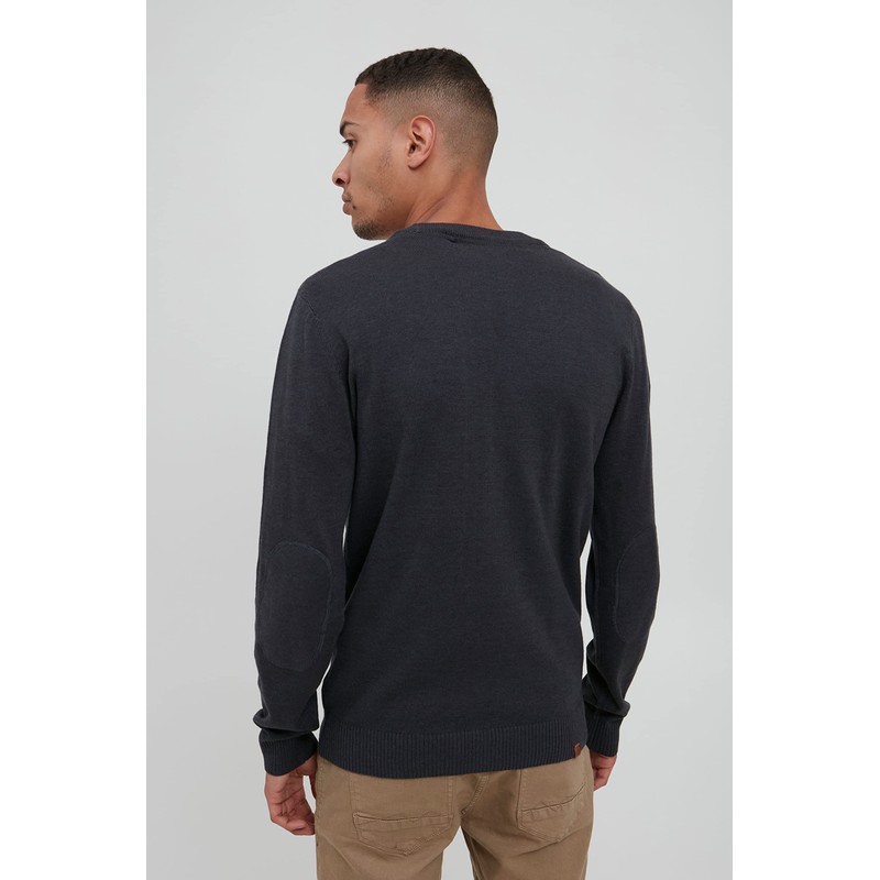 Blend Lennard Men's Fine Knit Cardigan with V-Neck and Button