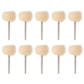Sanding Disc, Pack of 10, 2.35 mm Woollen Polishing Disc, Pad, Sanding Tools, Polishing Tool for Mini Drill Sander, Wood