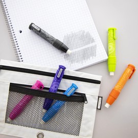 BAZIC Retractable Stick Erasers Paisley, Mechanical Pencil Eraser, Large Size Click Eraser for Art Drawing Sketching (2/Pack), 24-Packs