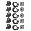 5sets/lot Spool Shuttle Bobbin Holder for Shoe Sewing Mending Repair