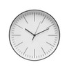Levitantes Black Wall Clock 30 cm, Continuous Movement, Ideal for