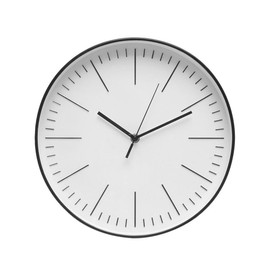 Levitantes Black Wall Clock 30 cm, Continuous Movement, Ideal for Decorating and Keeping time in Homes and Offices, Image