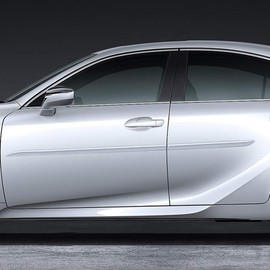 Dawn Enterprises, Inc. FE7-IS21 Custom Body Side Molding Compatible with Lexus is - Ultra White Pearl (083)