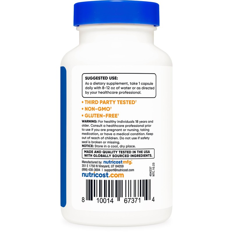 Nutricost Gymnema Sylvestre 3,500mg (20:1 Extract) from 175mg, 180 Capsules