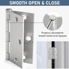 Door Hinges 12 Pack Stainless Steel Ball Bearing Folding Butt
