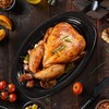 13” Roaster Pan with Lid and Rack, Small Enamel Roaster