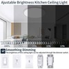 20 Inch LED Dimmable Ceiling Light Fixture 40W - Round