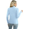 SANGTREE Women's Long Sleeve Turtleneck Sweater Soft Lightweight Knit Pullover