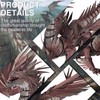 Piececool Black Dragon King 3D Metal Model Building Kits with