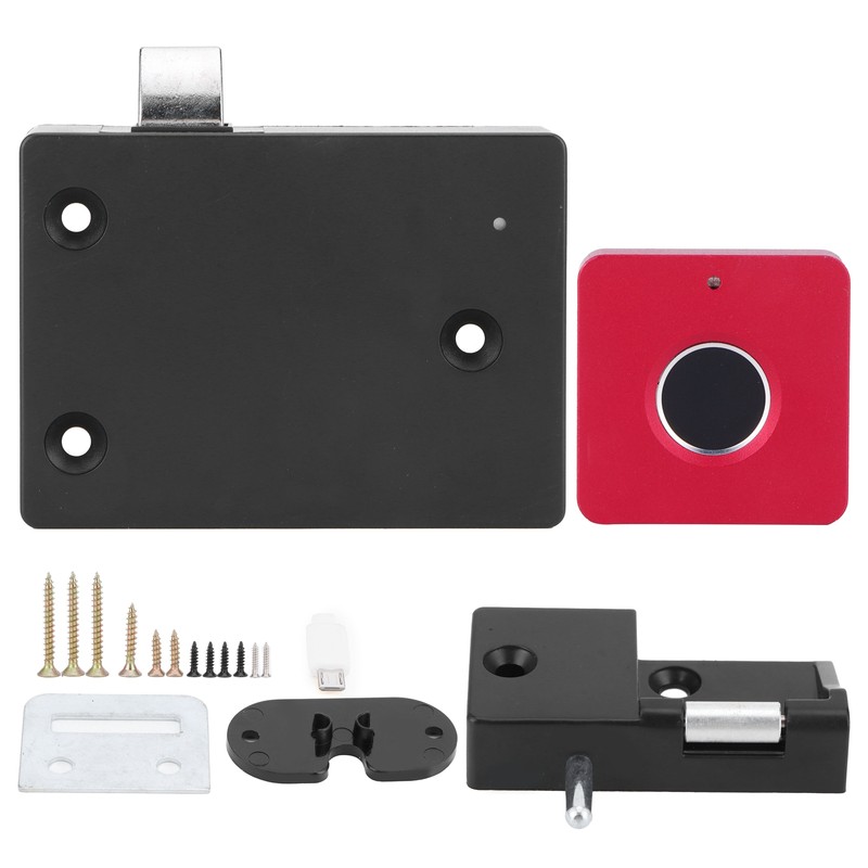 Home Smart Fingerprint Lock Aluminum Alloy Cabinet Electric Small Lock