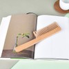 TAN MUJIANG Wood Hair Comb FSC Certified Beech Wood Wide