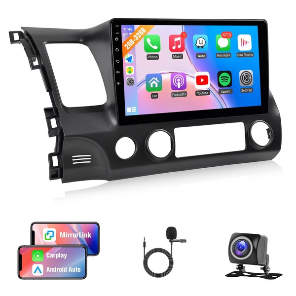 Naifay Car Stereo for Honda Civic 2006-2011 Wireless Carplay Android