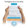iCloth XL Screen Cleaning Wipes, Lint-Free and Streak-Free, Fast-Drying, Removes