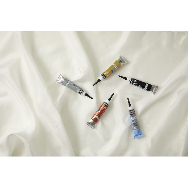 Pebeo 20 ml Setasilk Silk Painting Water Based Gutta Tube,