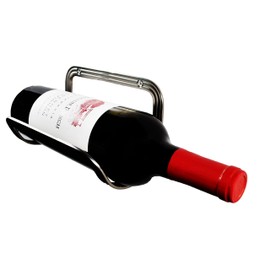 Mango Steam Wall Mounted Wine Rack, Set of 3, Silver (Mounting Hardware Included)