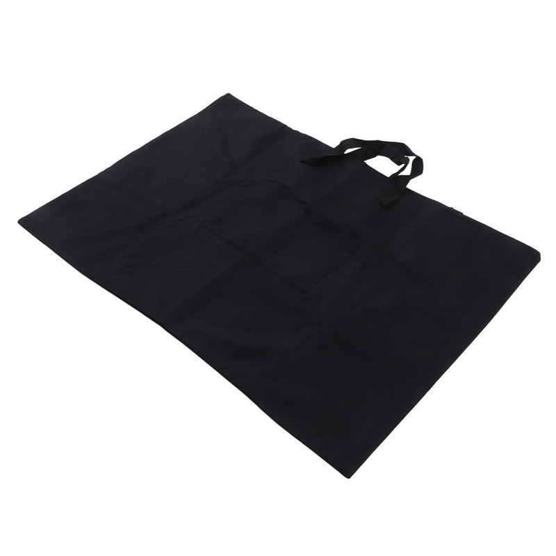 Portfolio Bag Black 38x26in Large Capacity Thick Canvas Light Weight