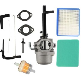 BXParts Carburetor & Air Filter Tune Up Kits for Craftsman 5600 Watts 8600 Surge Watts Generator With 10HP Engine Coleman Powermate GenPower 305 Carb