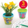Baker Ross Easter Paint Pots - Pack of 3 Craft